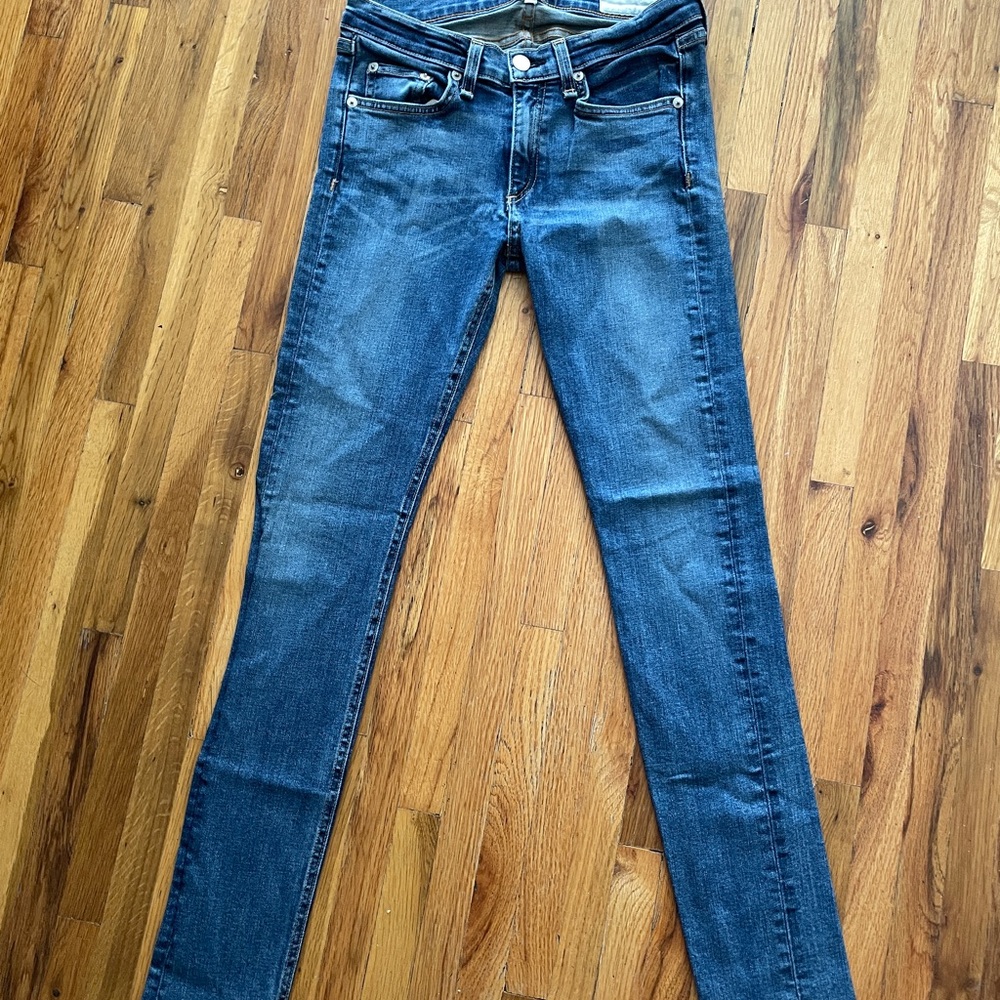 rag & bone Classic Indigo Skinny Jeans - Picture 2 of 4